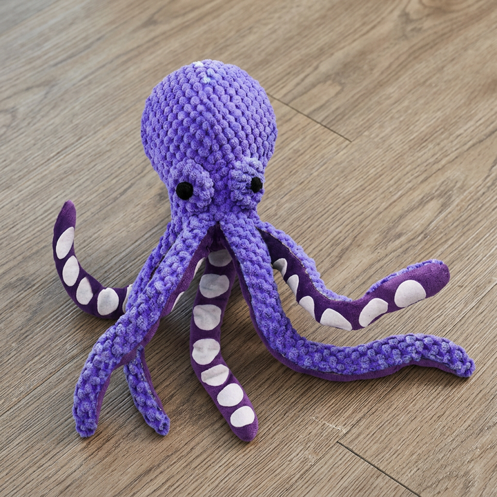 Large Octopus Plush Squeaky Dog Toy