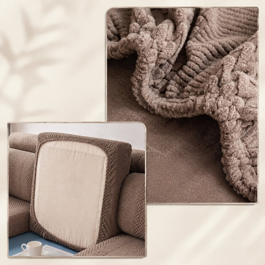 Polar Fleece Sofa Protector | Antistatic Stretch Modular Cover
