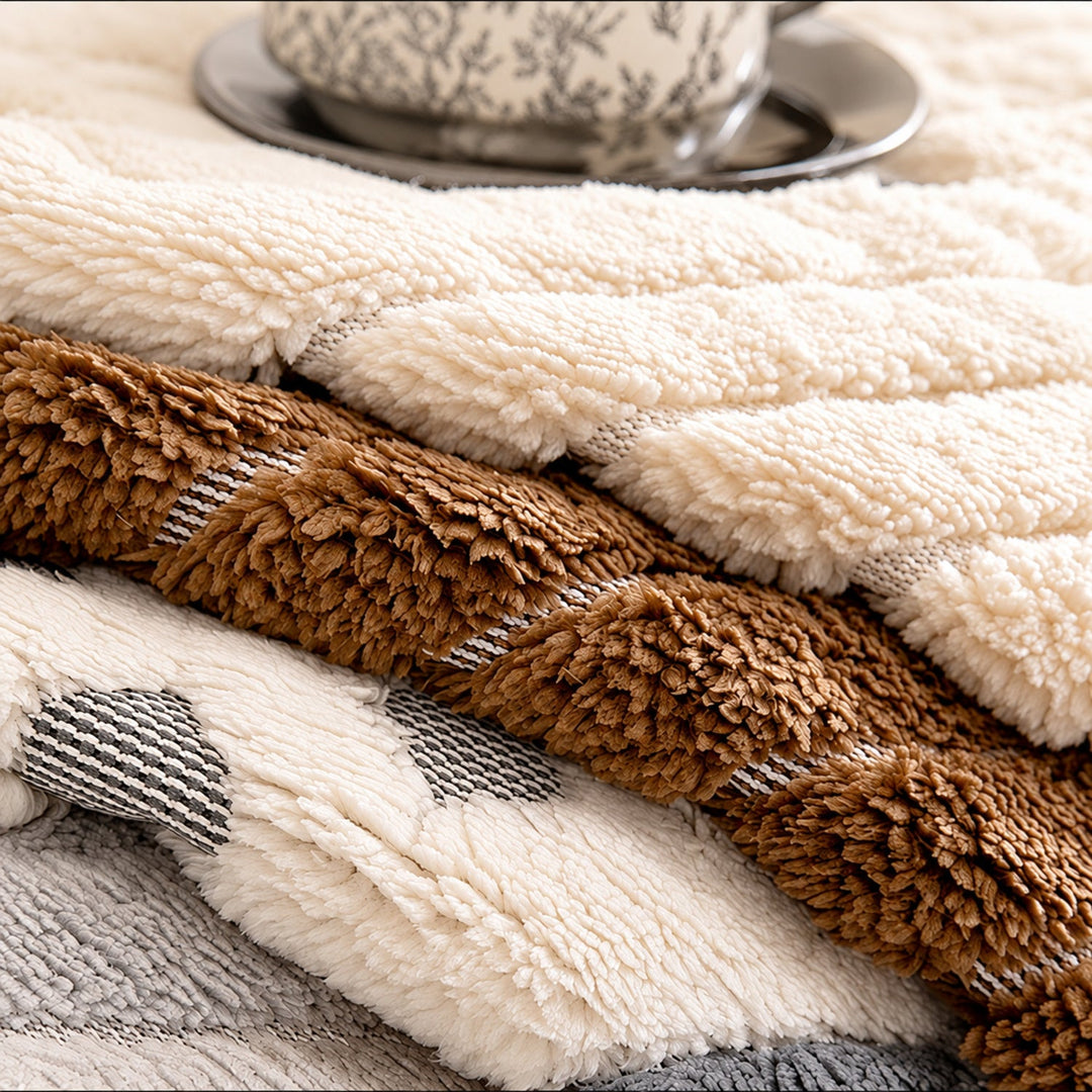 Waffle Sofa Cover | Thick Plush | Non-Slip, Machine-Washable Sofa Protector