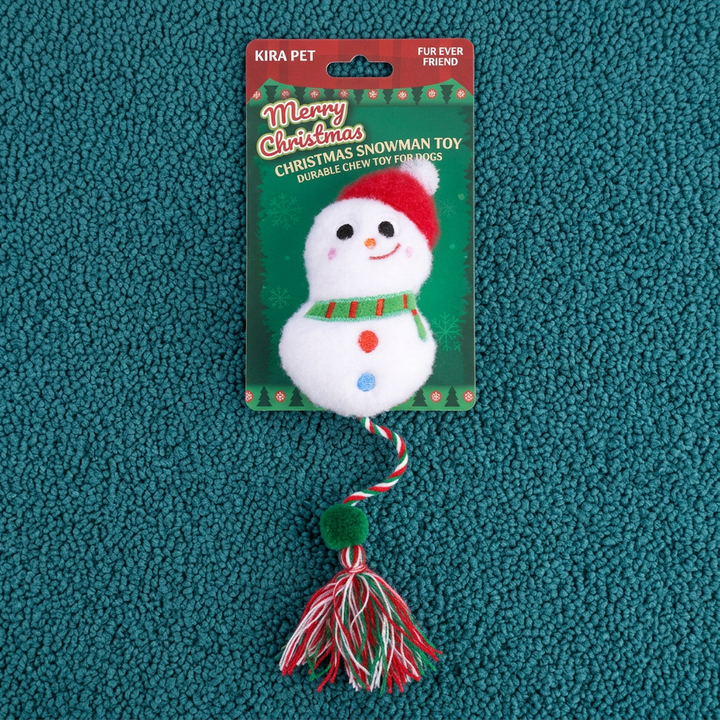 Christmas Catnip Rope Teaser Cat Toy