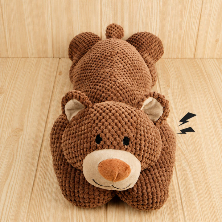 Teddy Bear Squeaky Pet Toy | Soft Plush Design for Dogs & Cats