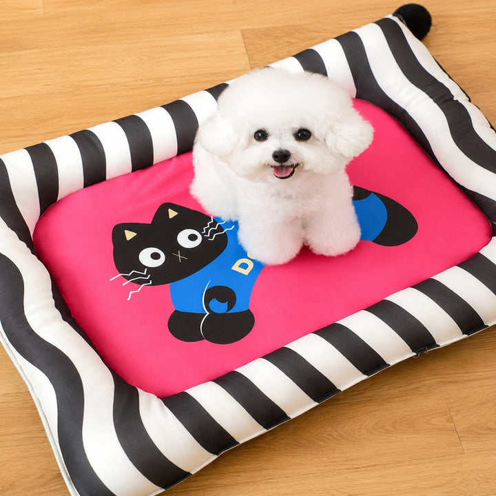 Dog Bed & Cat Bed | Playful Pals Pet Mat | Padded Sides & Waterproof Non-Slip Base