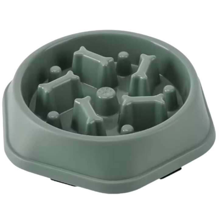 Slow Feeder Dog Bowl | Anti Choking Design | Non Slip Base | Easy Clean PP Food Dish