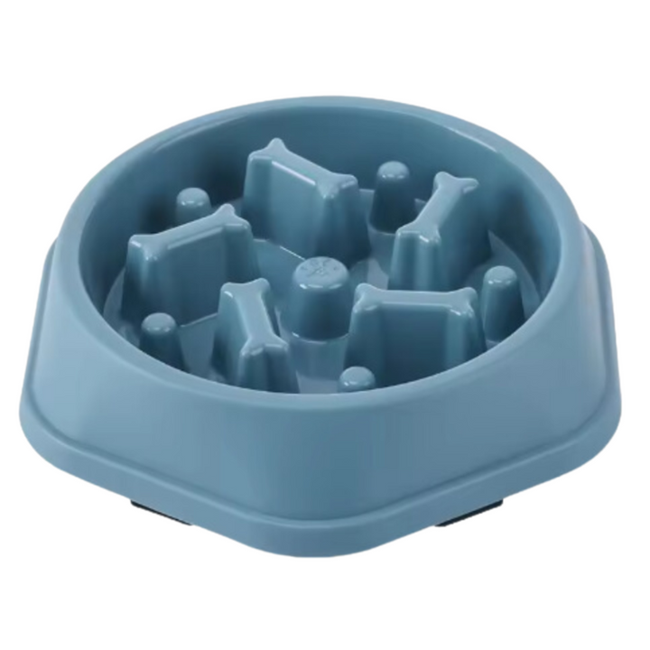 Slow Feeder Dog Bowl | Anti Choking Design | Non Slip Base | Easy Clean PP Food Dish