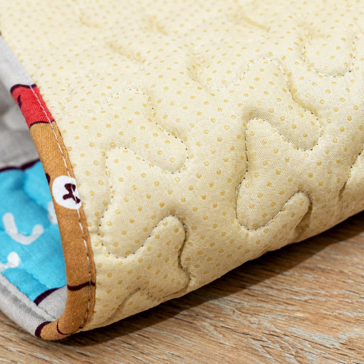 Washable Dog Bed & Cat Bed | Anywhere Quilted Pet Mat | Non-Slip Base